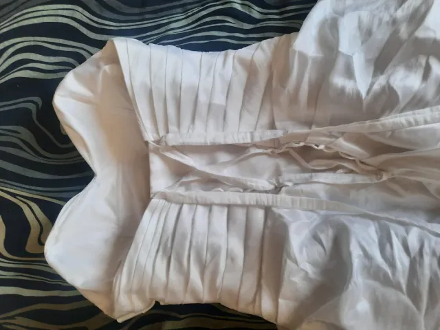 Vestido de Novia Blanco M/L regulable por espalda