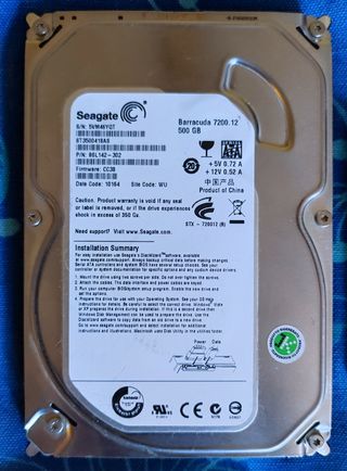 Hard Disk HDD disco rigido 500 Toshiba Seagate