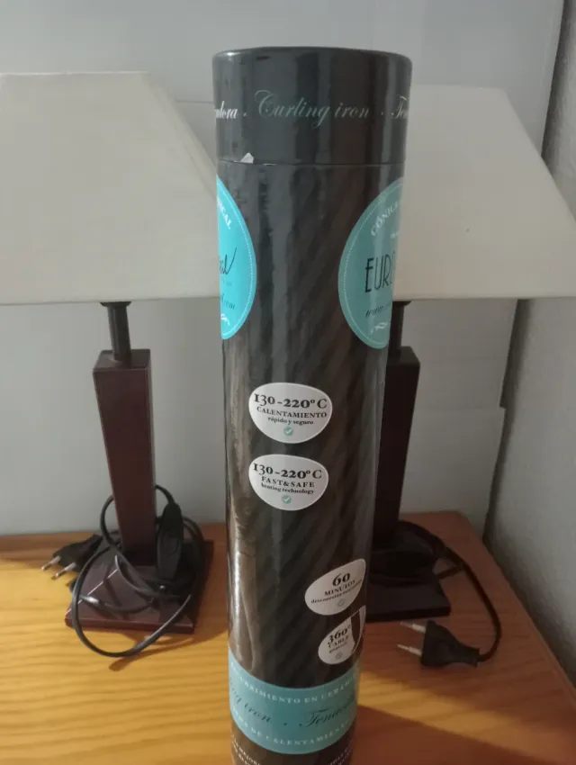 Tenacilla rizadora Eurostil cónica 160mm 