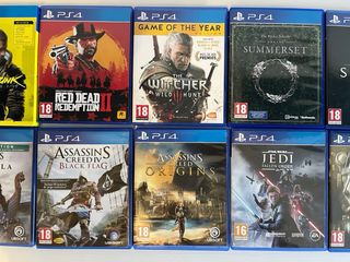PS4 Slim Negra + Mando y Juegos