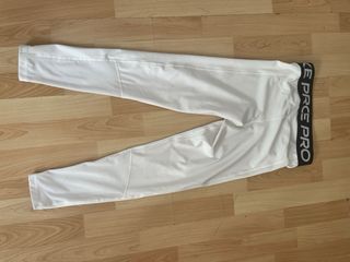 Mallas Nike Pro Mujer Blancas