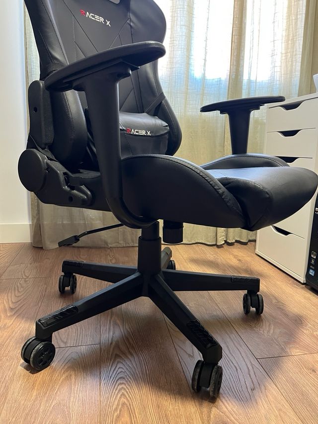 Silla de oficina Racer X negra