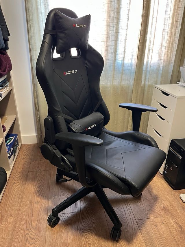 Silla de oficina Racer X negra