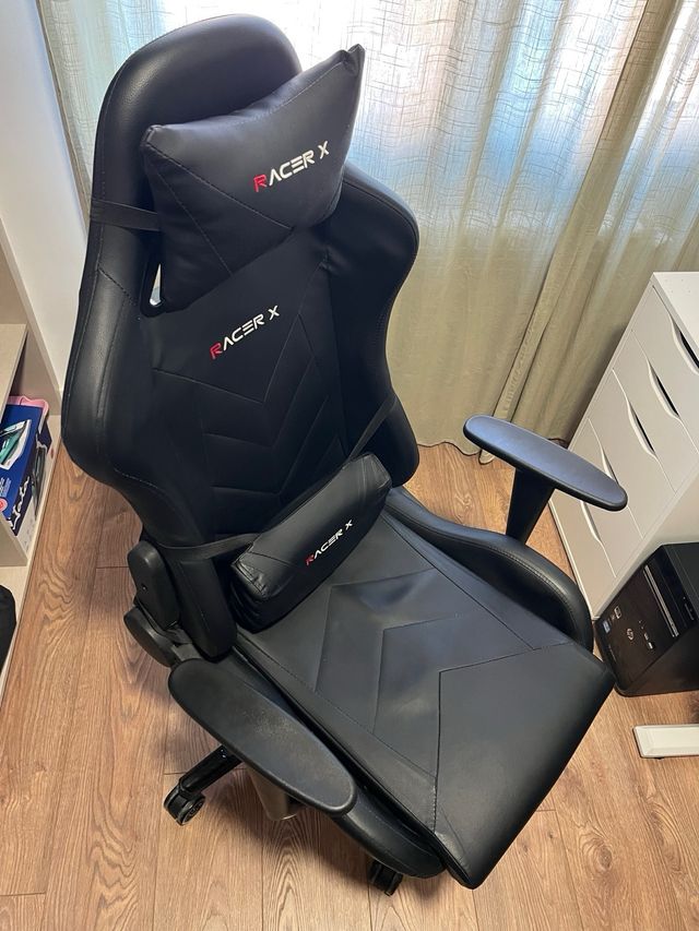 Silla de oficina Racer X negra