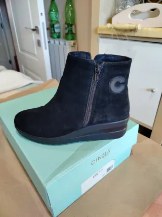 Stivaletti Cinzia Soft Camoscio Nero Tg 37