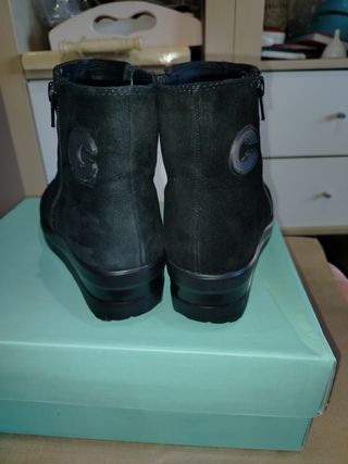 Stivaletti Cinzia Soft Camoscio Nero Tg 37
