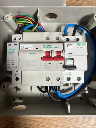 Cuadro protección coche eléctrico Endesa