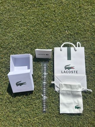 Bracciale Lacoste da uomo in acciaio inossidabile argentato