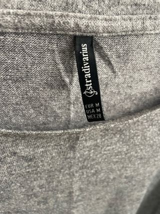 Jersey Stradivarius gris talla M