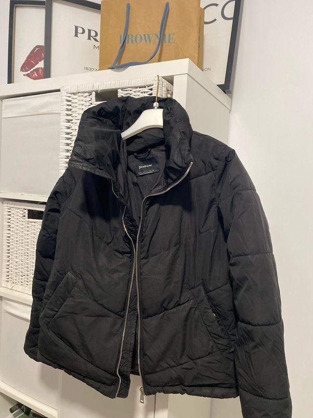 Chaqueta Stradivarius Negra Talla L