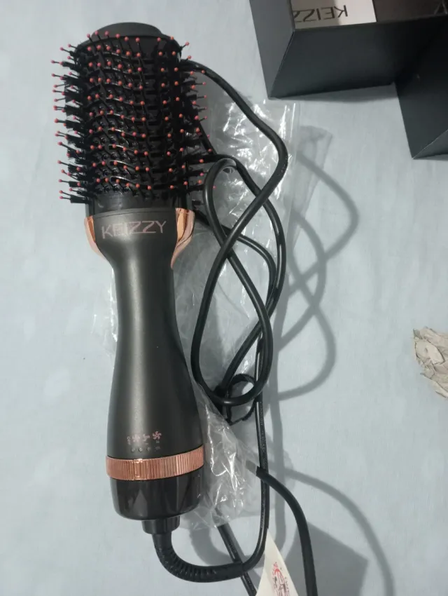 Secador Moldeador Keizy Negro y Rosa