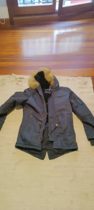 Chaqueta Blend azul marino con botones