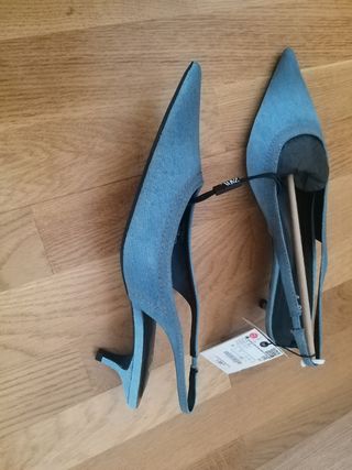 Zapatos Zara Vaqueros Descalzos Talla 40