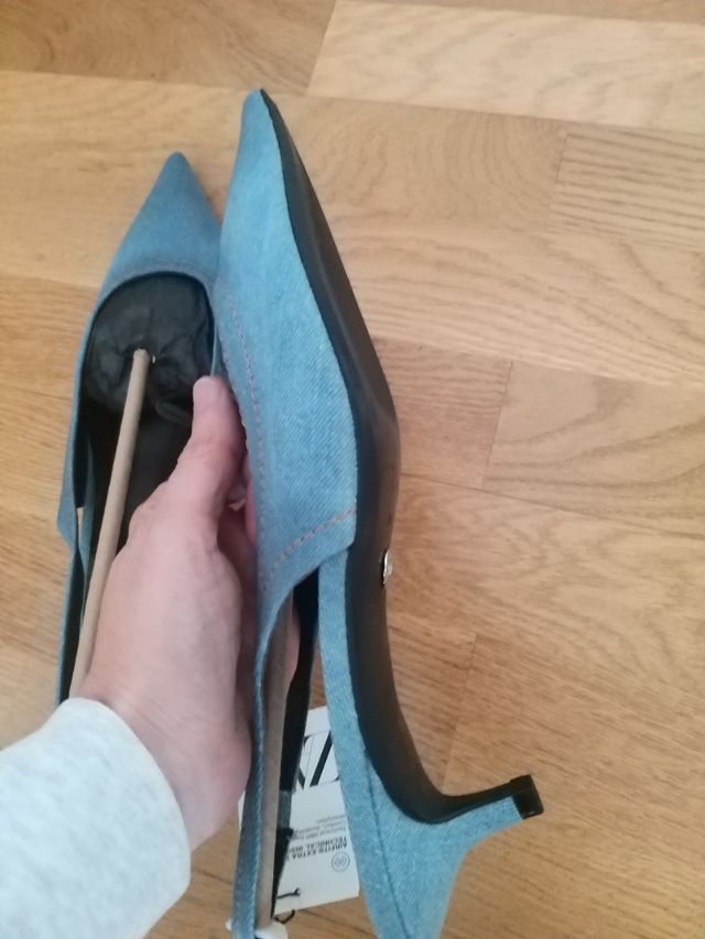 Zapatos Zara Vaqueros Descalzos Talla 40
