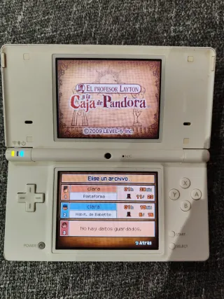 El profesor Layton y la caja de Pandora NintendoDS