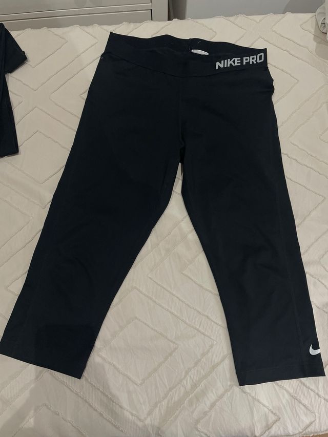 Mallas Nike Pro Negras Mujer