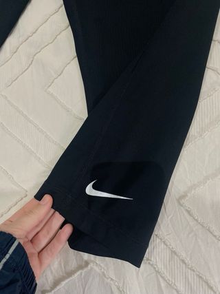 Mallas Nike Pro Negras Mujer