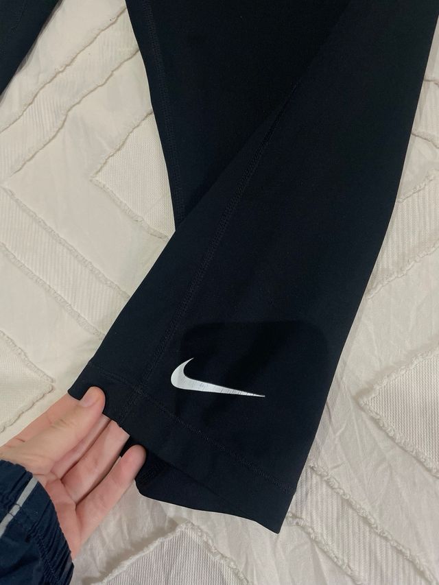 Mallas Nike Pro Negras Mujer