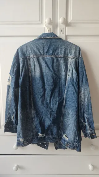 Cazadora oversize denim Noisy May