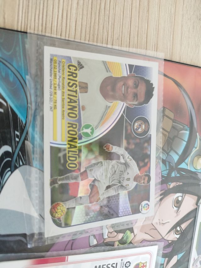 5 Cartas Futbolistas: Messi, Ronaldo, Neymar