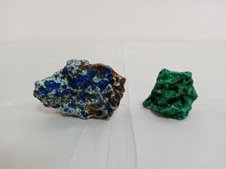 Azzurrite e Malachite Minerali Grezzi