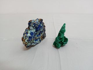 Azzurrite e Malachite Minerali Grezzi