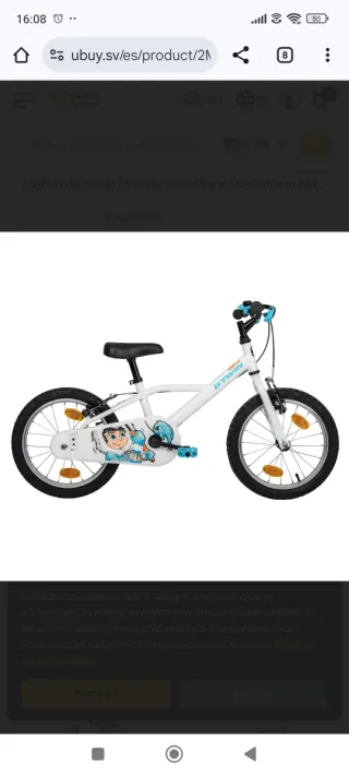 Bicicleta infantil B'TWIN 16''