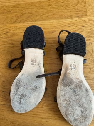 Sandalias CH Marrones y Rojas