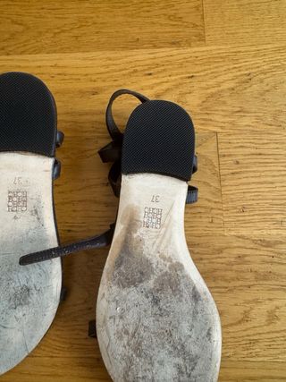 Sandalias CH Marrones y Rojas