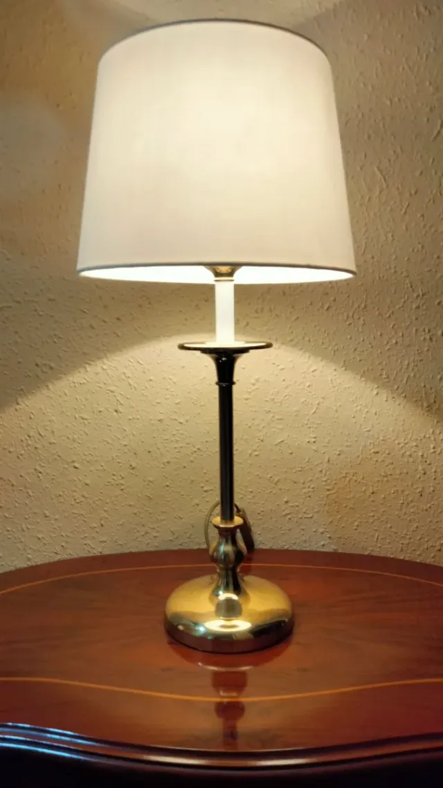 GRANDI LAMPADE DA CAMERA IN OTTONE