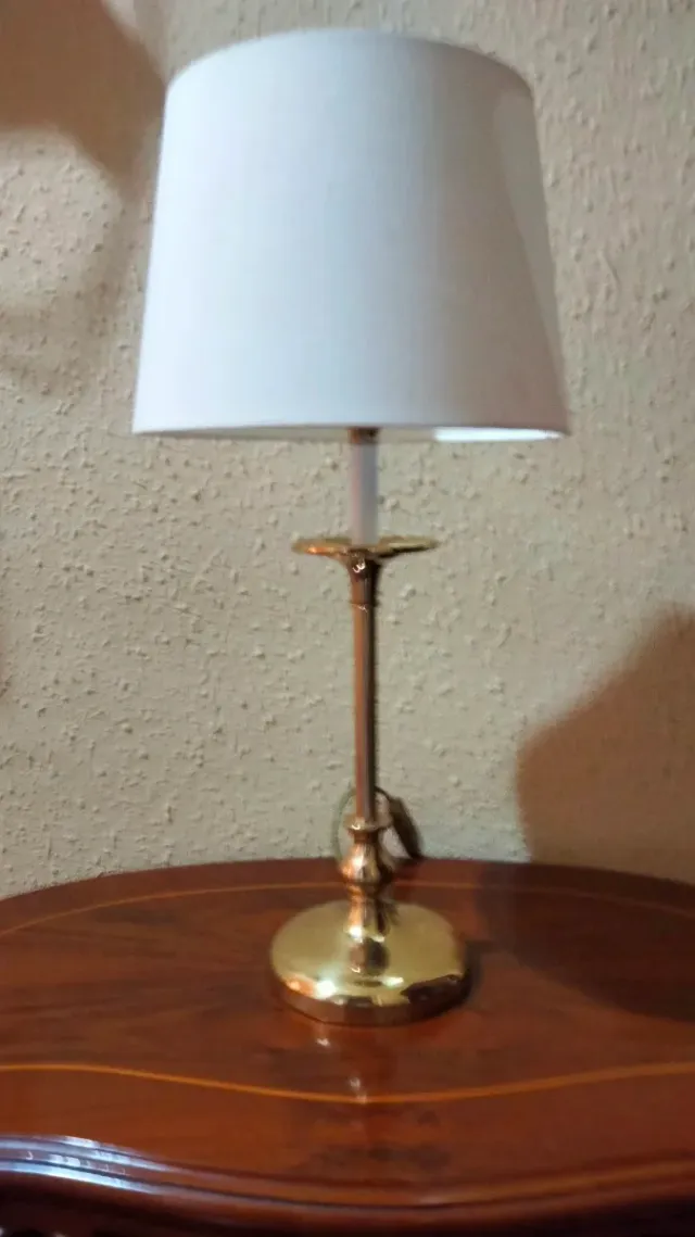 GRANDI LAMPADE DA CAMERA IN OTTONE