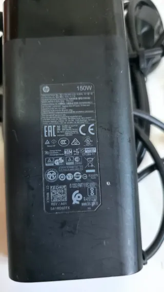 Cargador HP 150W punta azul