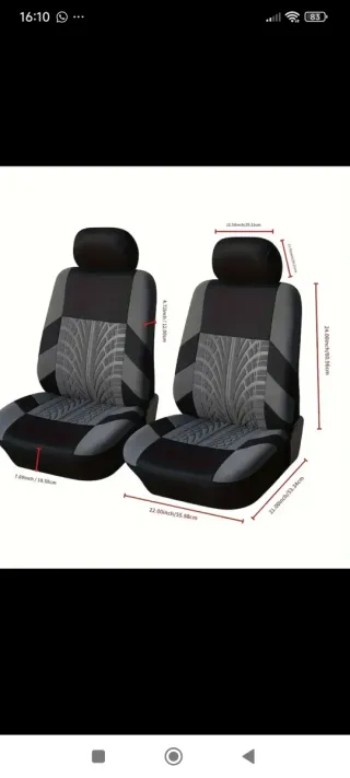 Fundas Asiento Coche Diseño Neumático