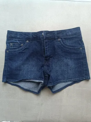 Pantalón corto Levis niña azul