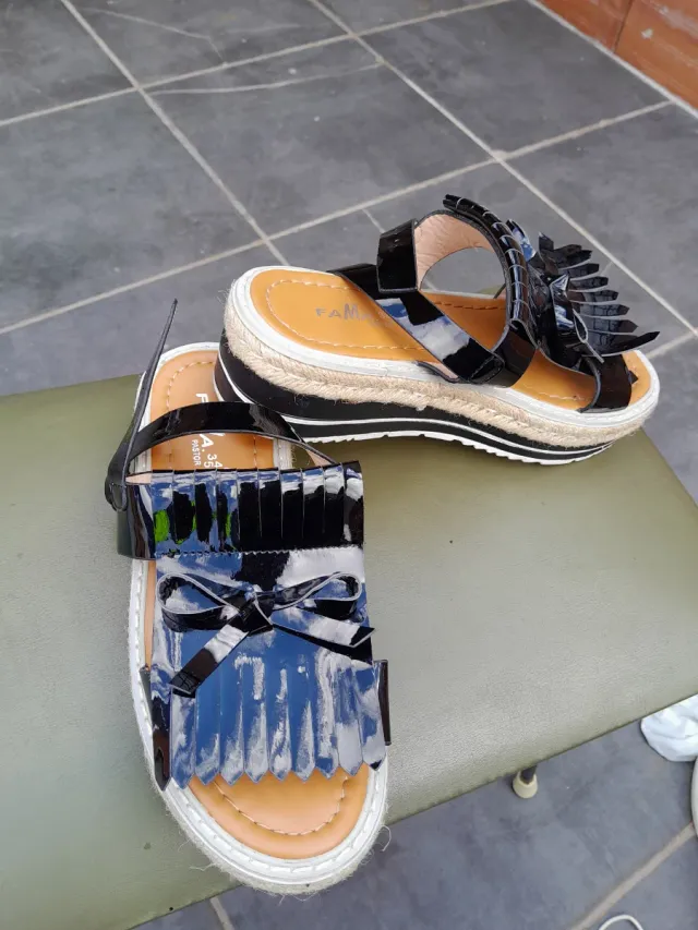 Sandalias plataforma Fame mujer