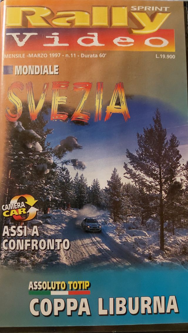 VHS Rally Video Mondiale Svezia 1997