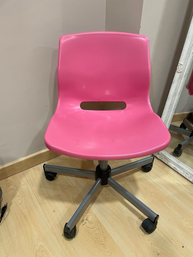 Silla de escritorio rosa