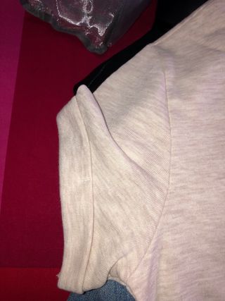 Maglietta Pieces beige taglia XS