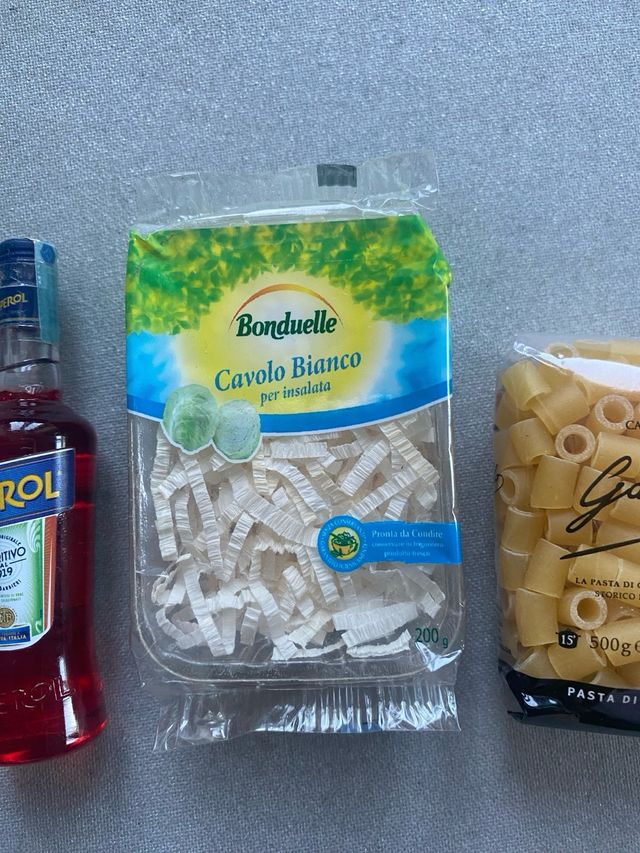 Calamite Italiane - Aperol, pasta e verdura