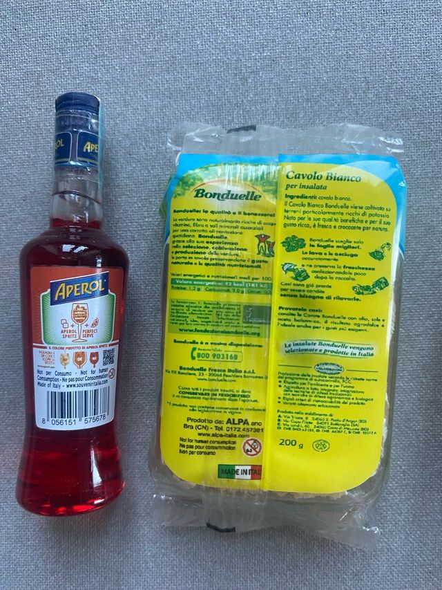 Calamite Italiane - Aperol, pasta e verdura