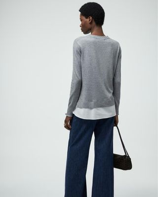 Jersey Sfera gris y blanco