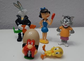 Lote Figuras PVC Warner Bros Bugs Bunny Tom  Betty