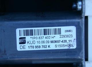 Elevalunas del der seat 82357 1t0959702k leon 1.9