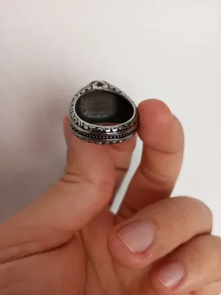Anillo Acero Inoxidable Vikingo Hombre