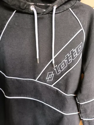 Sudadera Lotto Negra Talla S
