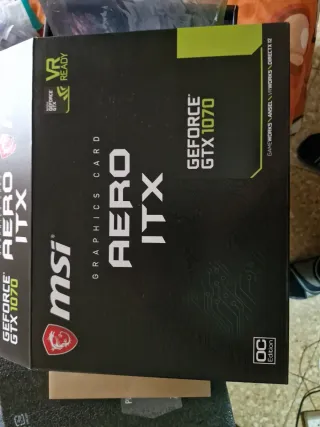 MSI GeForce GTX 1070 Aero ITX Tarjeta Gráfica