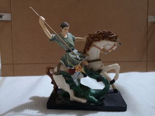 Statua San Giorgio a cavallo drago