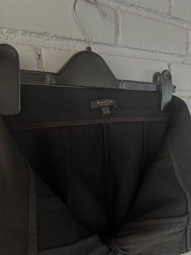 Pantalón Massimo Dutti Negro T34