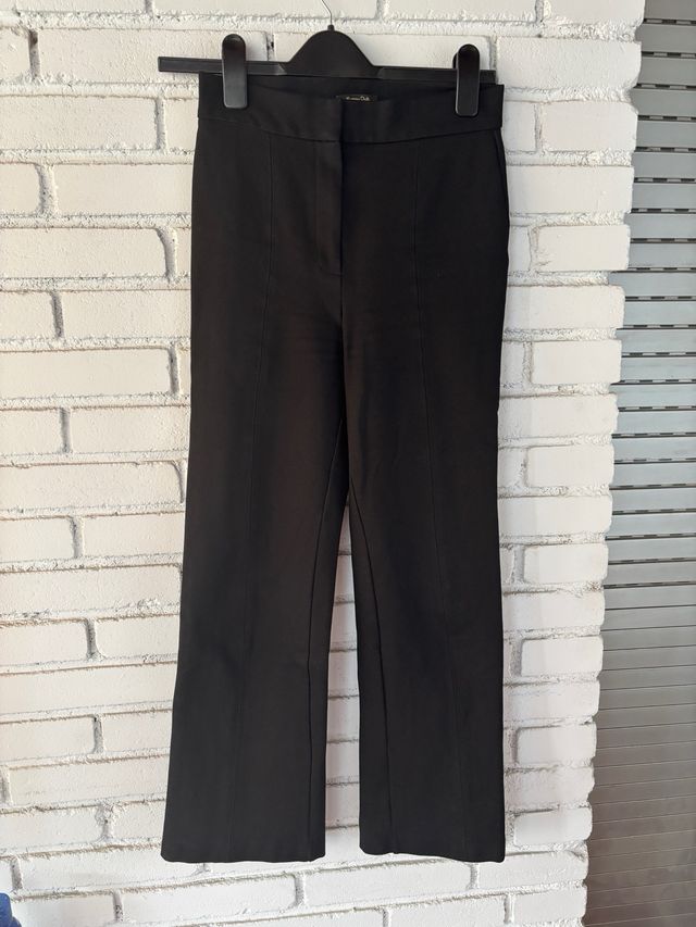 Pantalón Massimo Dutti Negro T34