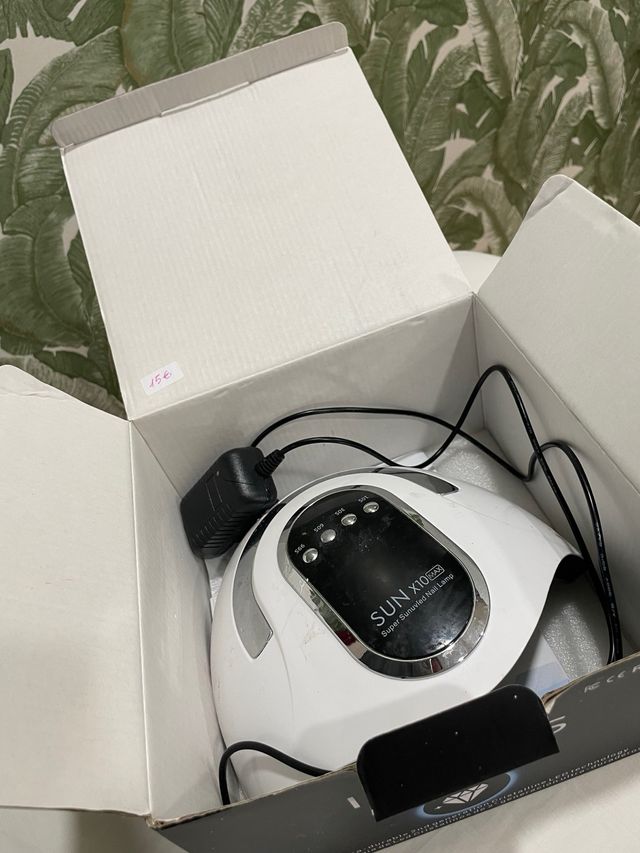 Lámpara Uñas Gel UV SUN X10 MAX